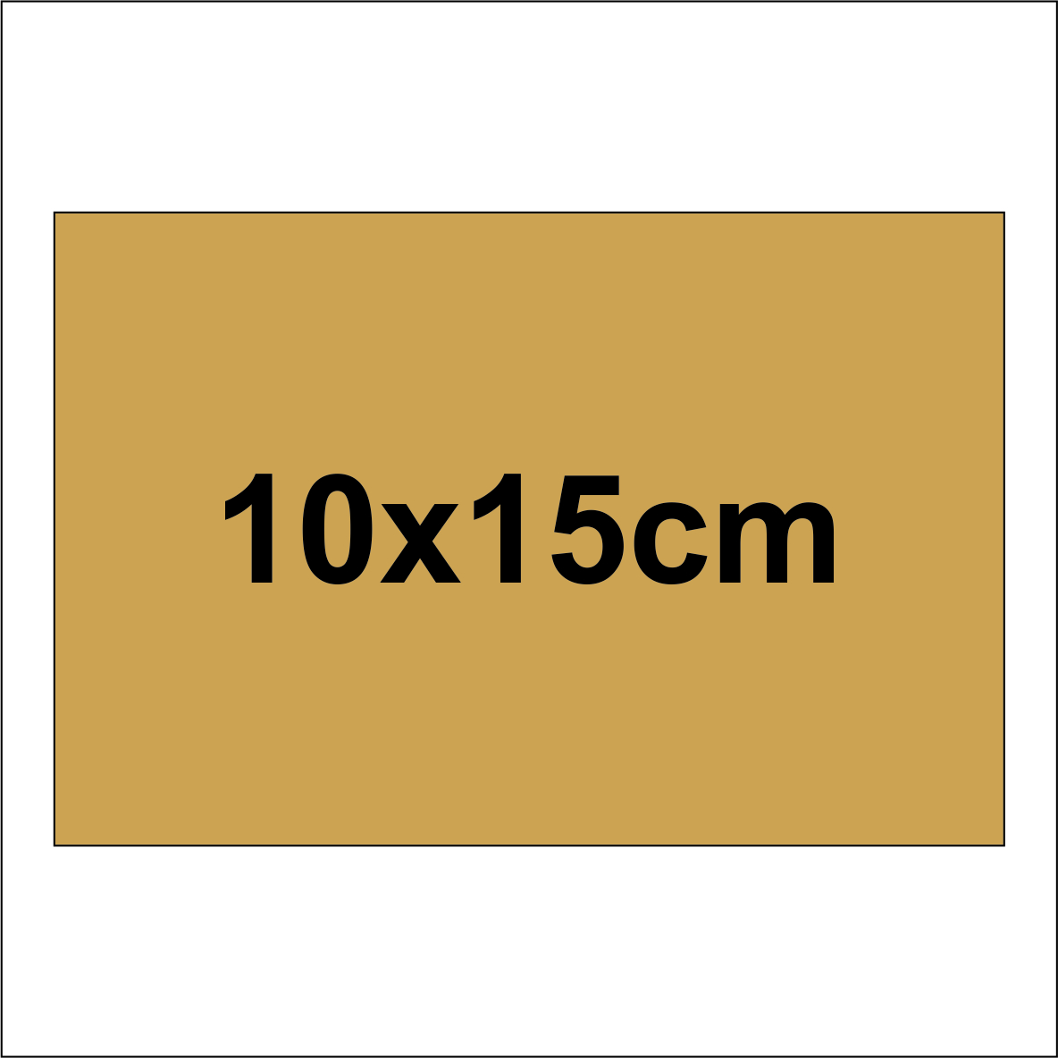 Placuta ABS gravata 10x15cm