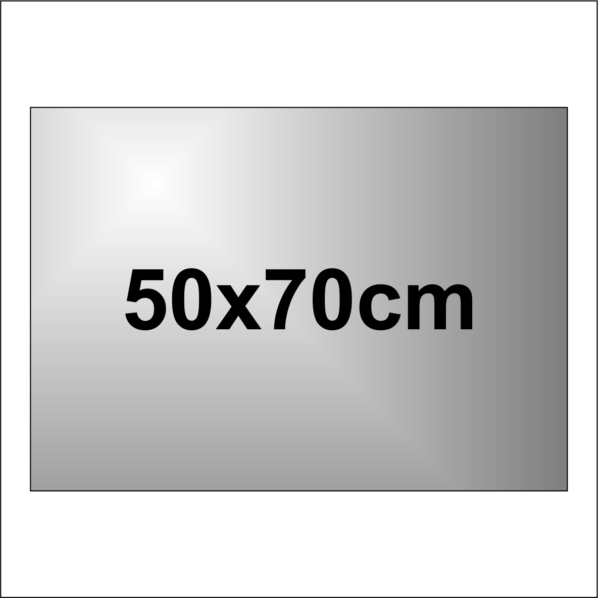 Placuta din aluminiu cu email in gravura 50x70cm 