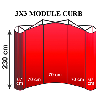 Pop-up Spider 3x3 curb