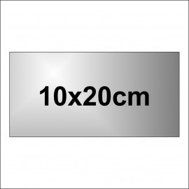 Placuta aluminiu gravata 10x20cm